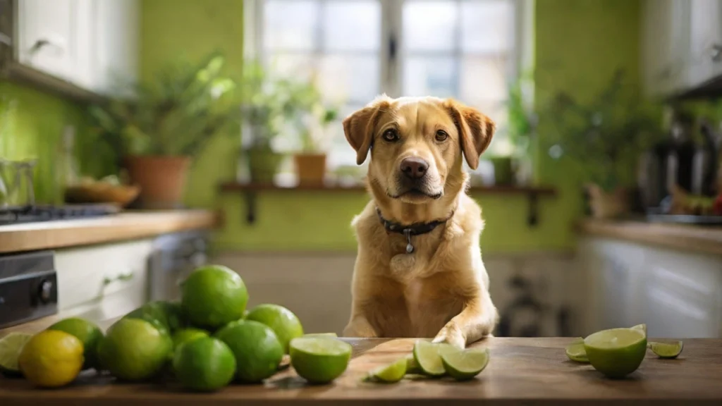 What happens if a dog eats a small piece of lime
