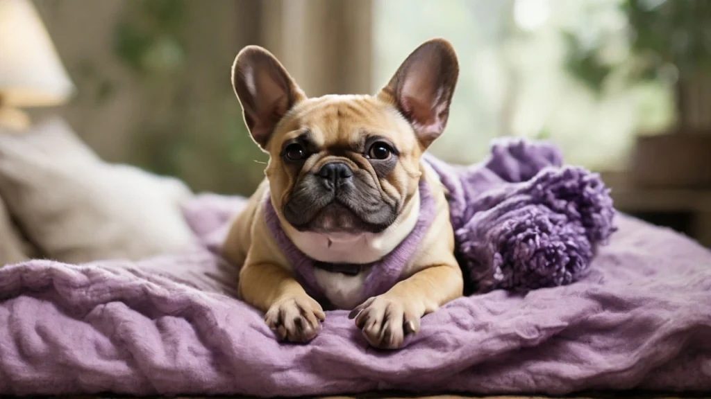 What helps a French Bulldog upset stomach